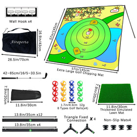 Airaperto Battle Golf compact setup for quick family practice sessions