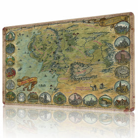 AIRCBC MTG playmat with non-slip backing for stable, fast-paced card play.