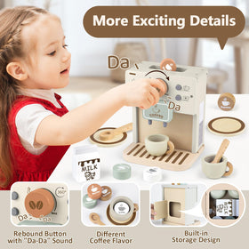 Airlab coffee maker storage—built-in drawer keeps accessories organized.