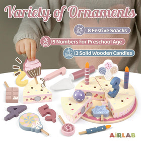 Airlab decorate toppings inspire creativity and customizable cake designs.