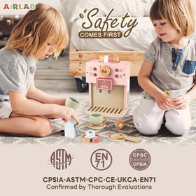 Airlab Kids Coffee Playset decorative piece enhances any playroom setup.
