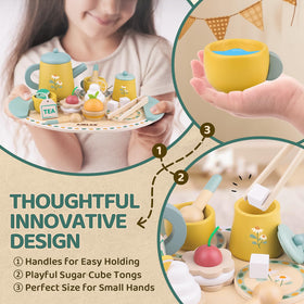 Airlab wooden sugar jar adds realistic sweetness to play kitchen