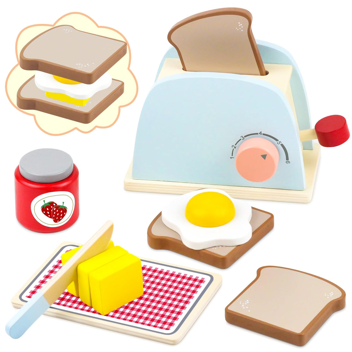Airlab toaster toy for toddlers sparks imaginative kitchen play