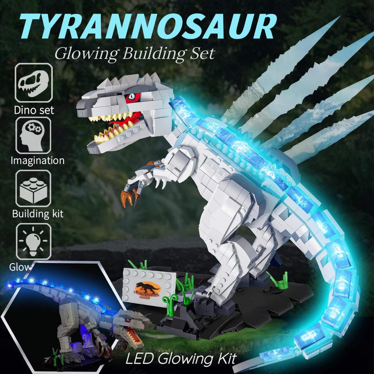 AIRNEY dinosaur building kit immersive education sparks curiosity about dinosaurs while assembling.