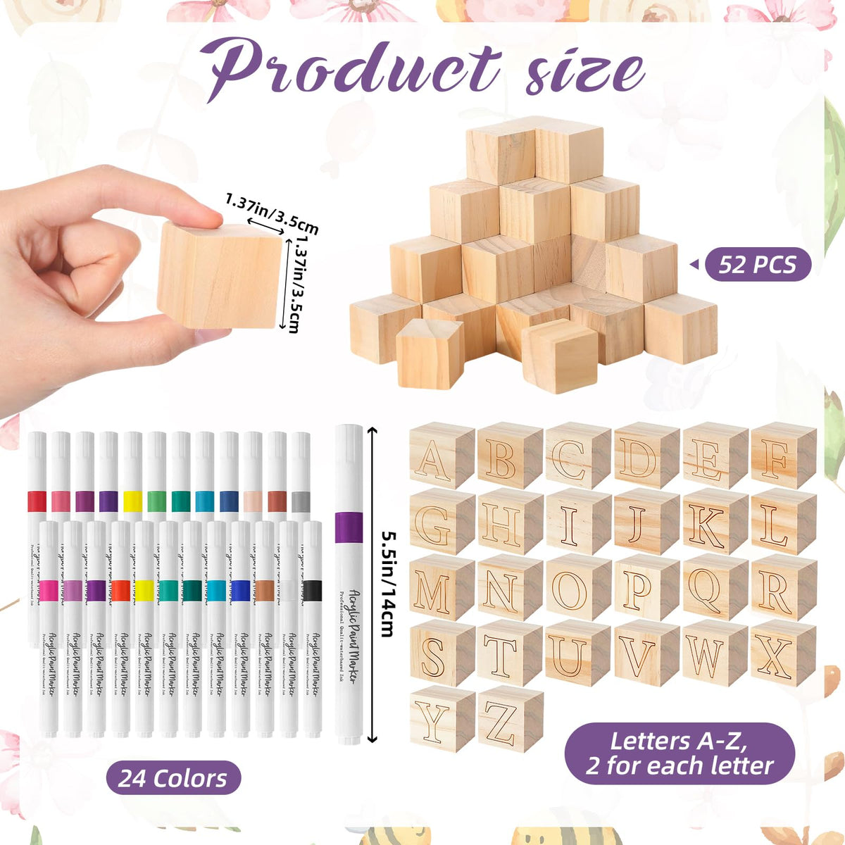 Aisharery 24-color markers provide bright hues for decorating and personalization