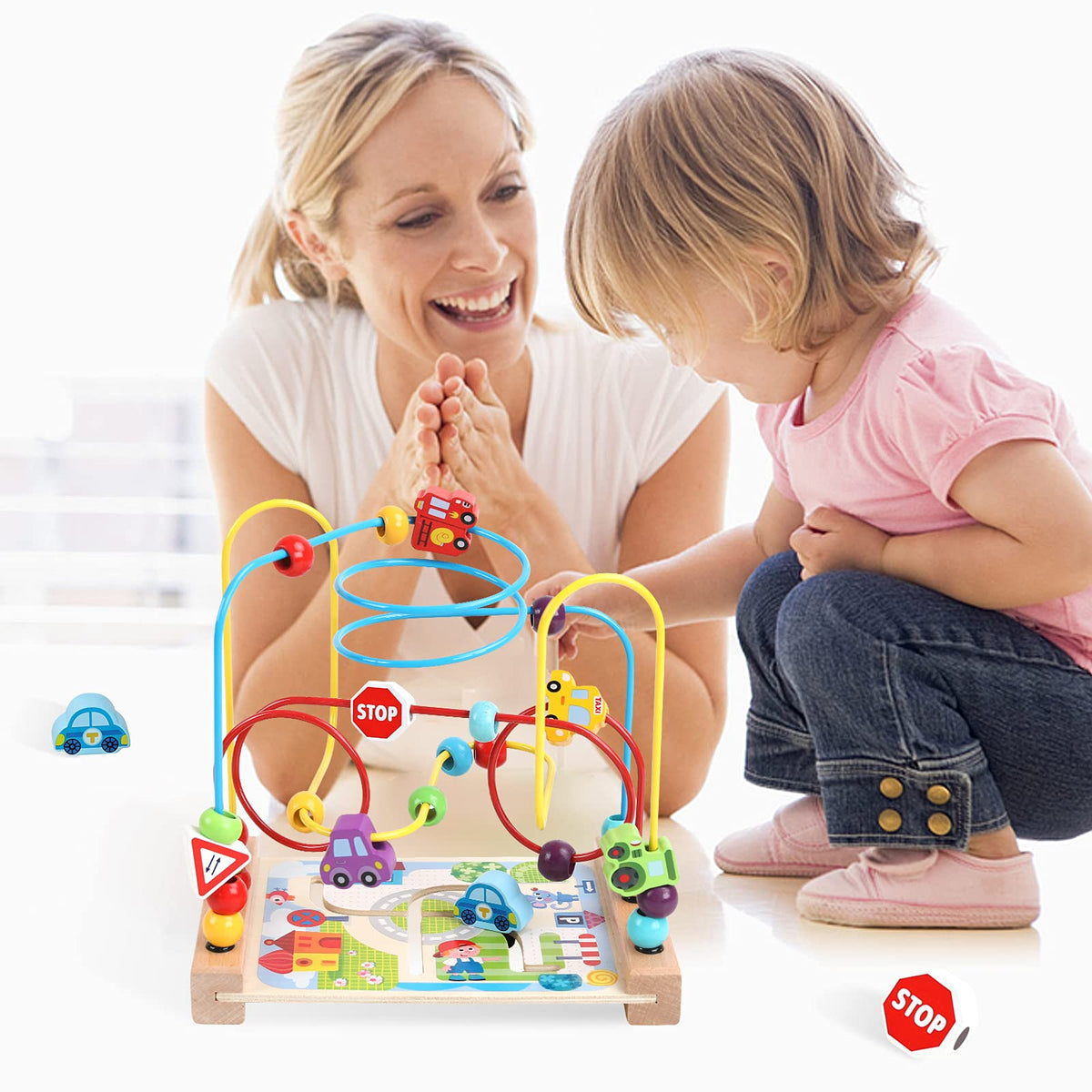 AISHUN portable bead maze fits small hands for on-the-go fun