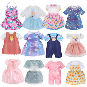 AISYAH 12-inch doll dress set 1 with bright colors for imaginative play