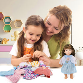 AISYAH 12-inch doll dress set 4 perfect holiday and birthday dress-up looks