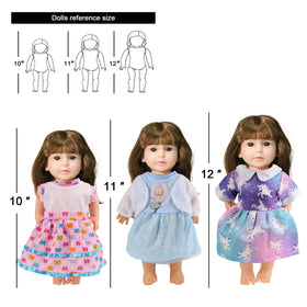 AISYAH 12-inch doll dress set 6 enhances storytelling and role-play opportunities