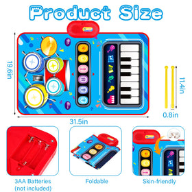 Aitbay play mat uses safe materials for gentle floor sessions and exploration.