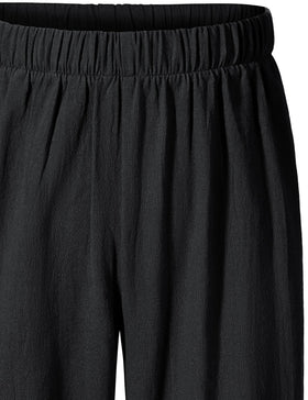 AITIPOO black Renaissance pants pair with pirate shirts for versatile costumes