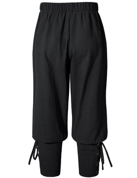 AITIPOO kids pirate pants featuring elastic waist for secure everyday wear