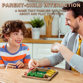 AIUAZA Family game night scene with AIUAZA Shut The Box