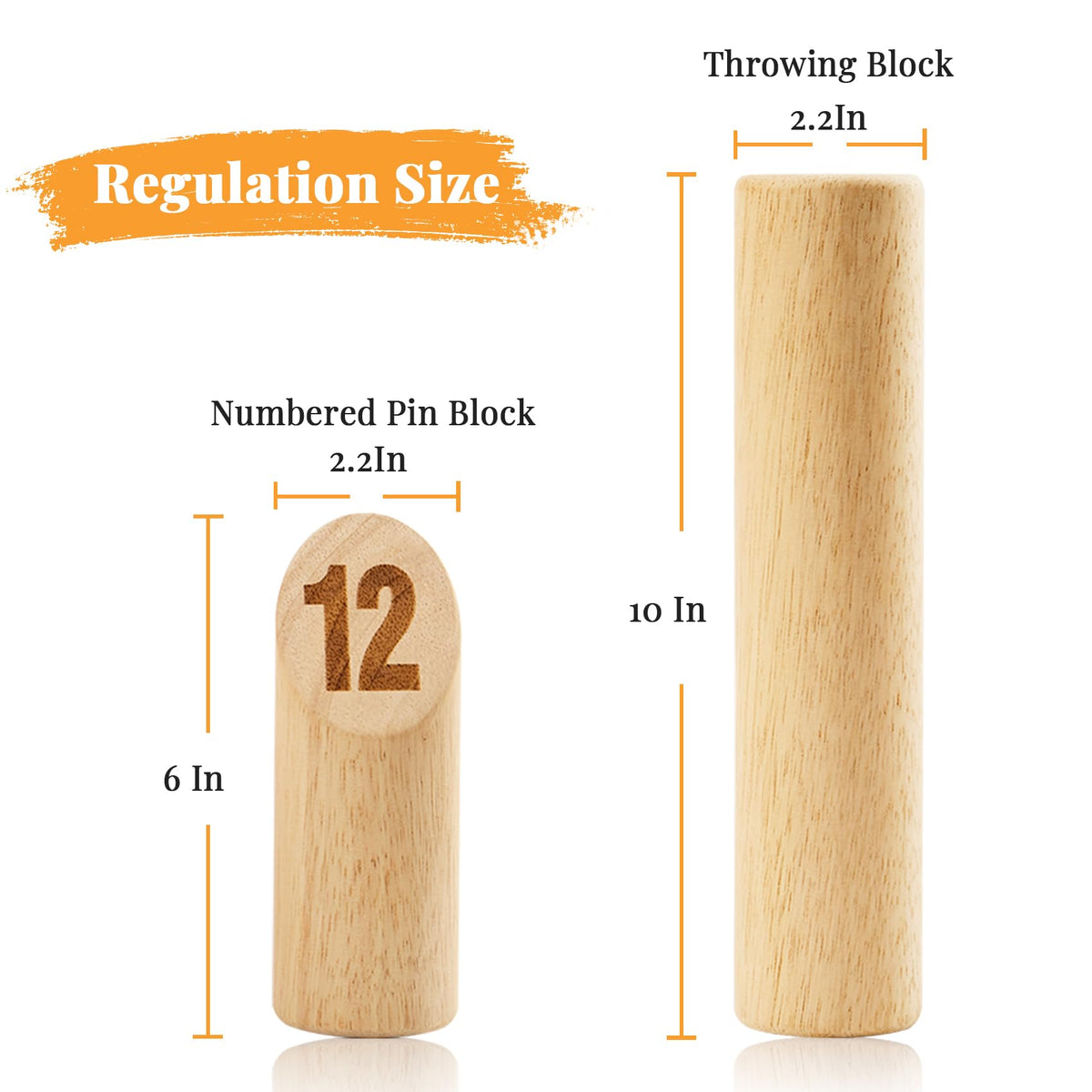Aivalas numbered skittles ready for precision tossing and competitive play.