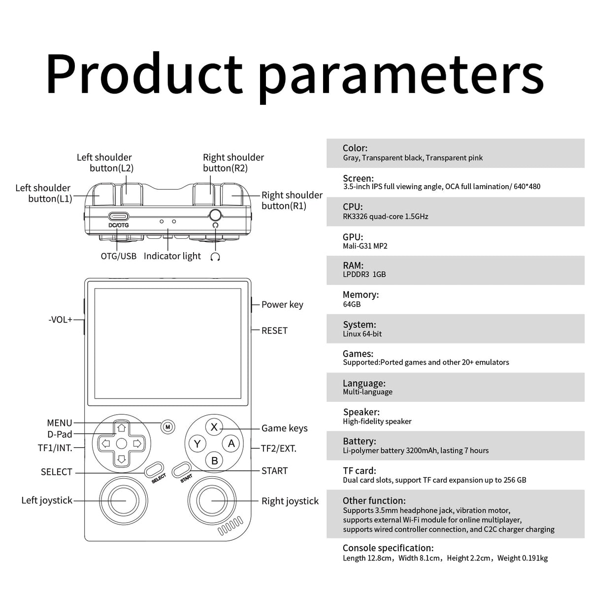 Aivuidbs G350 Bluetooth 24G connection enables wireless controller pairing.
