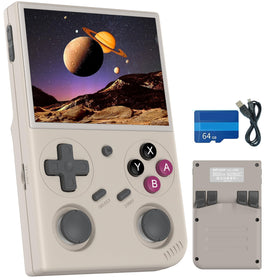 Aivuidbs G350 gray front view highlighting portable retro gaming.