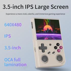 Aivuidbs G350 HDMI output connected to a TV for bigger gameplay.