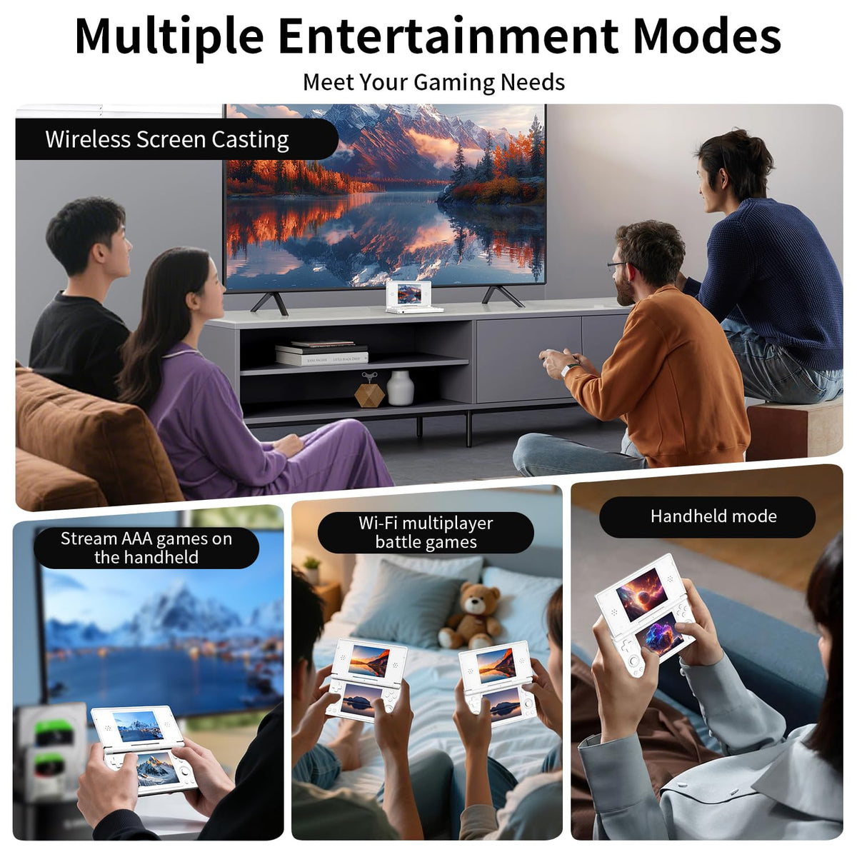 Aivuidbs RG DS supports many emulators for diverse retro titles.