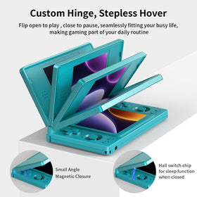 Aivuidbs RG DS top joysticks provide precise control during handheld gaming.