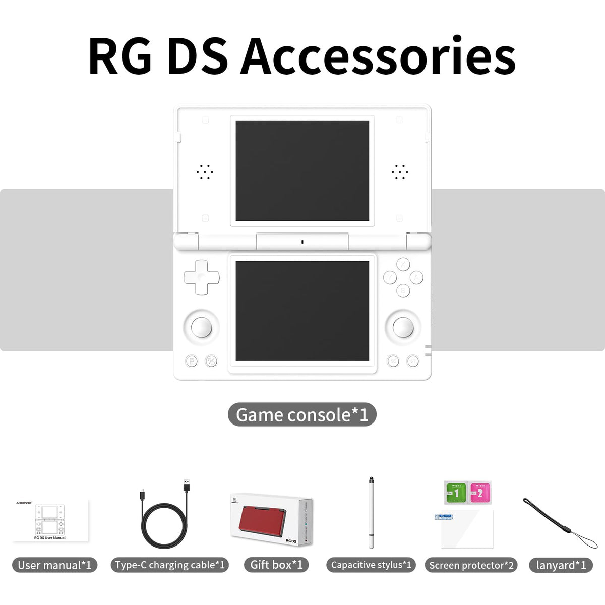 Aivuidbs RG DS ports and controls including 3.5 mm jack and Wi‑Fi.