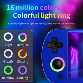 Aivuidbs RG40XX H joystick-led lighting promoting immersive ambiance during play