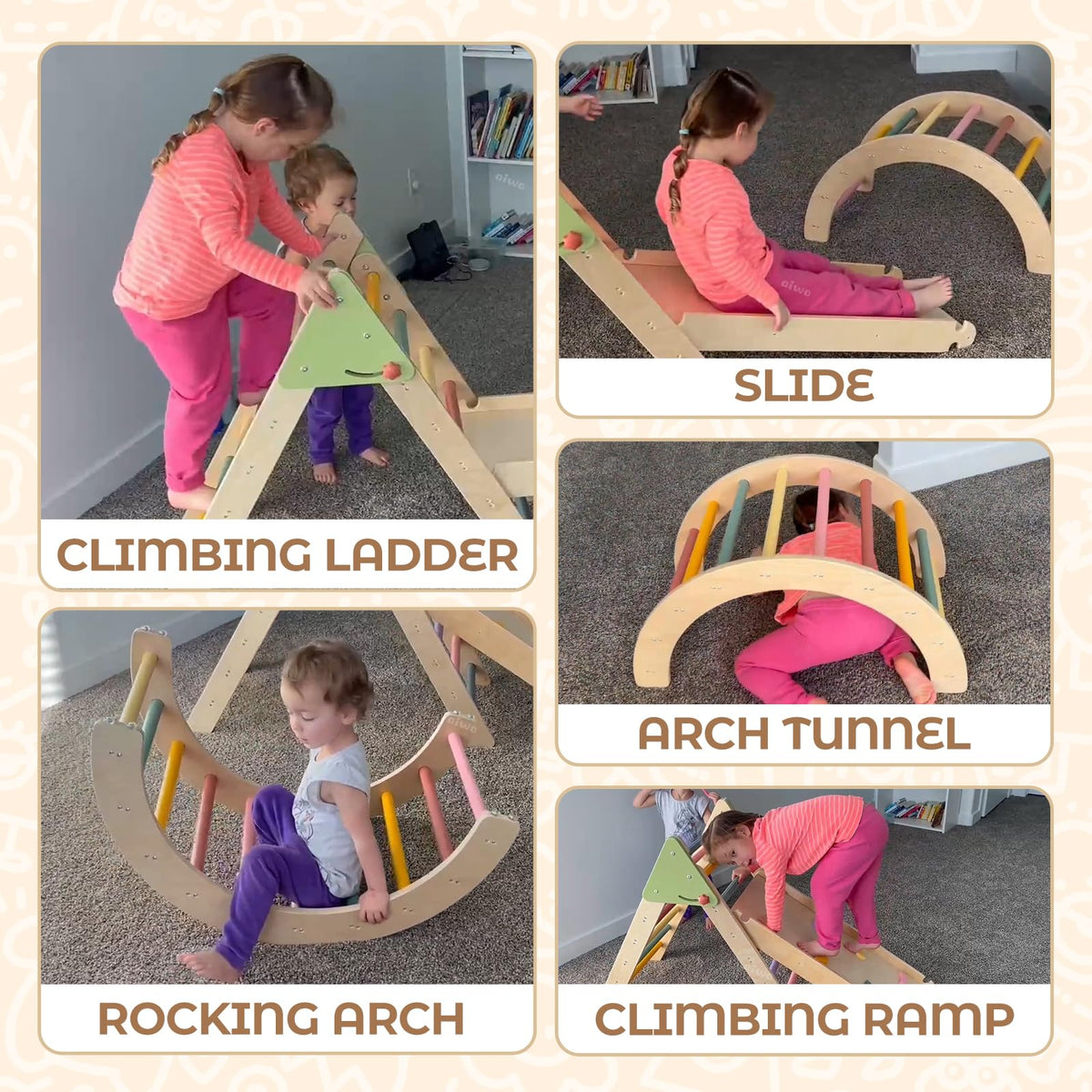 aiwo foldable design saves space when not in use.