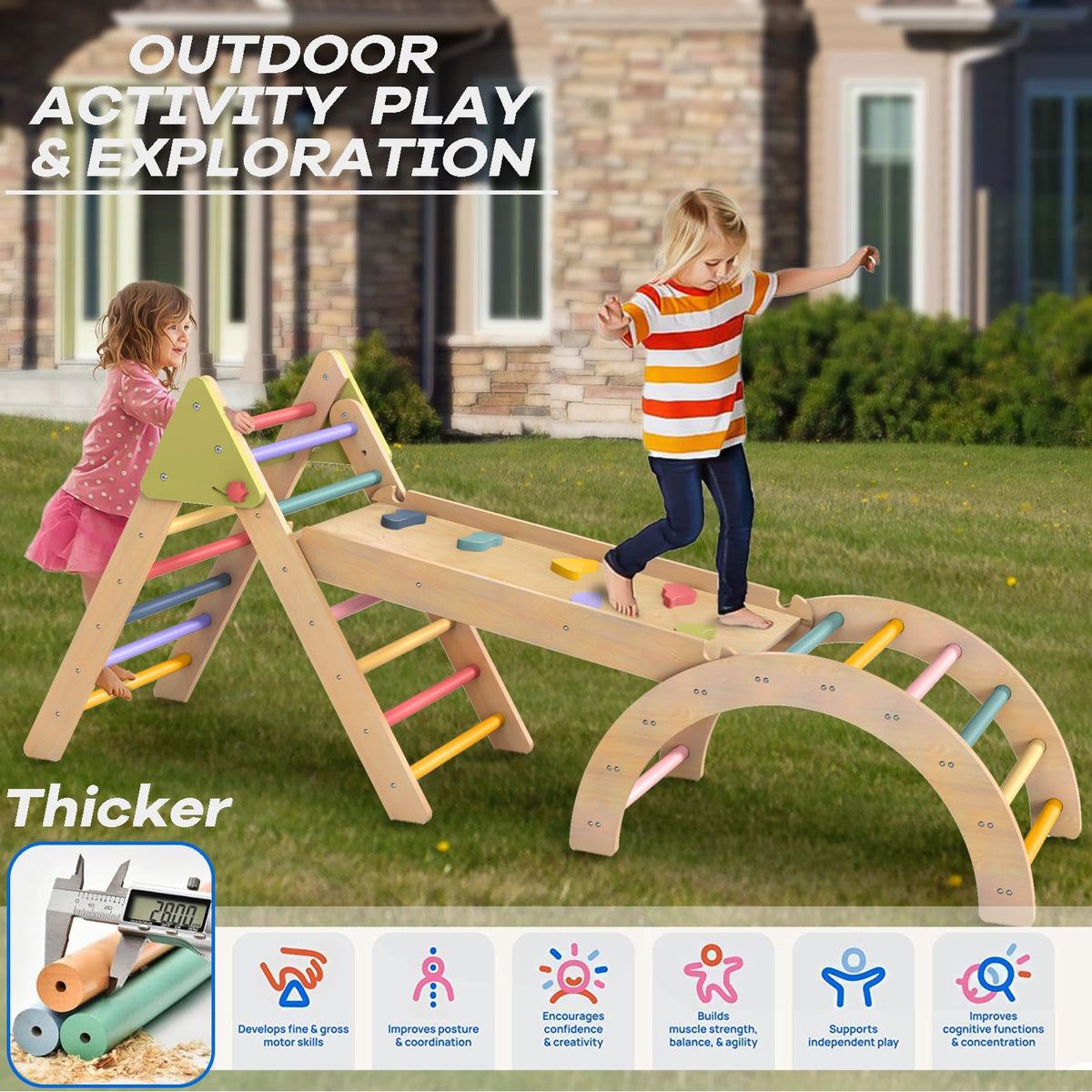aiwo sturdy wood and safety standards give caregivers peace of mind.