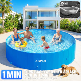 AixPool 2026 family-use scene with kids and adults enjoying together.