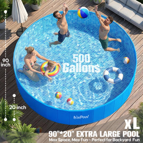 AixPool 2026 yard setup unfolds in seconds for a relaxed backyard splash.