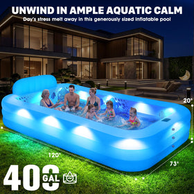 AixPool 3D ocean theme pool highlighting kids exploring underwater scenery