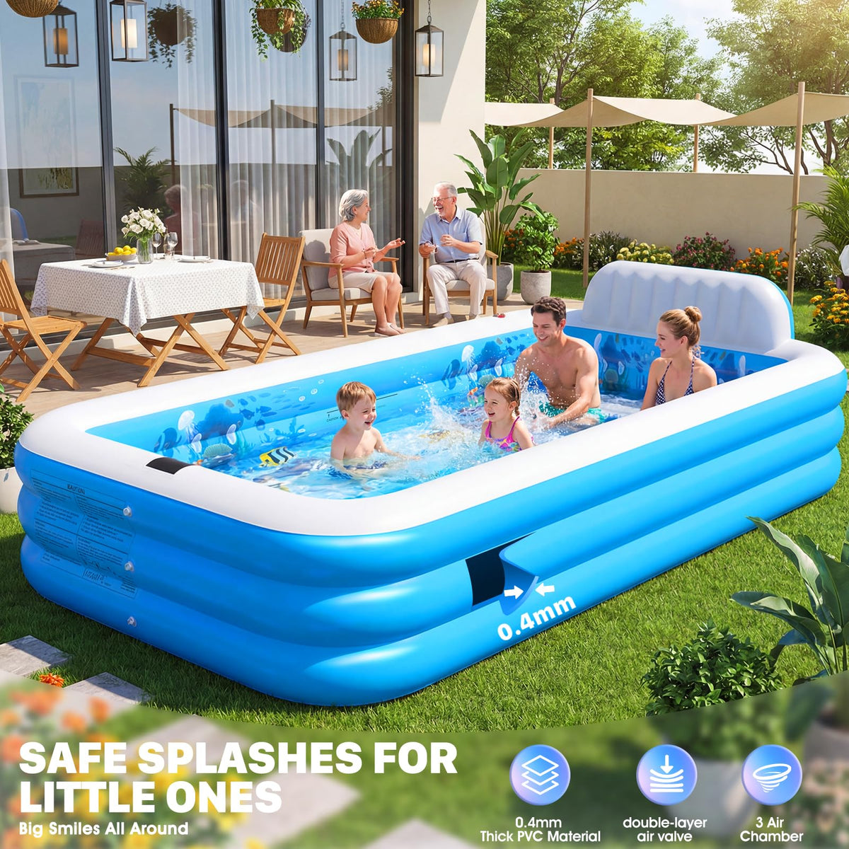 AixPool backyard-ready pool ideal for family gatherings