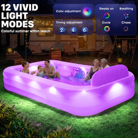 AixPool durable 0.35mm PVC wall withstands daily outdoor use