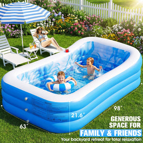 AixPool ergonomic headrest provides comfortable neck support during use.