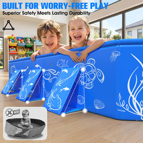 AixPool 5-layer material ensures durable, year-round outdoor use
