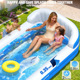 AixPool thick non-toxic PVC for durable family use