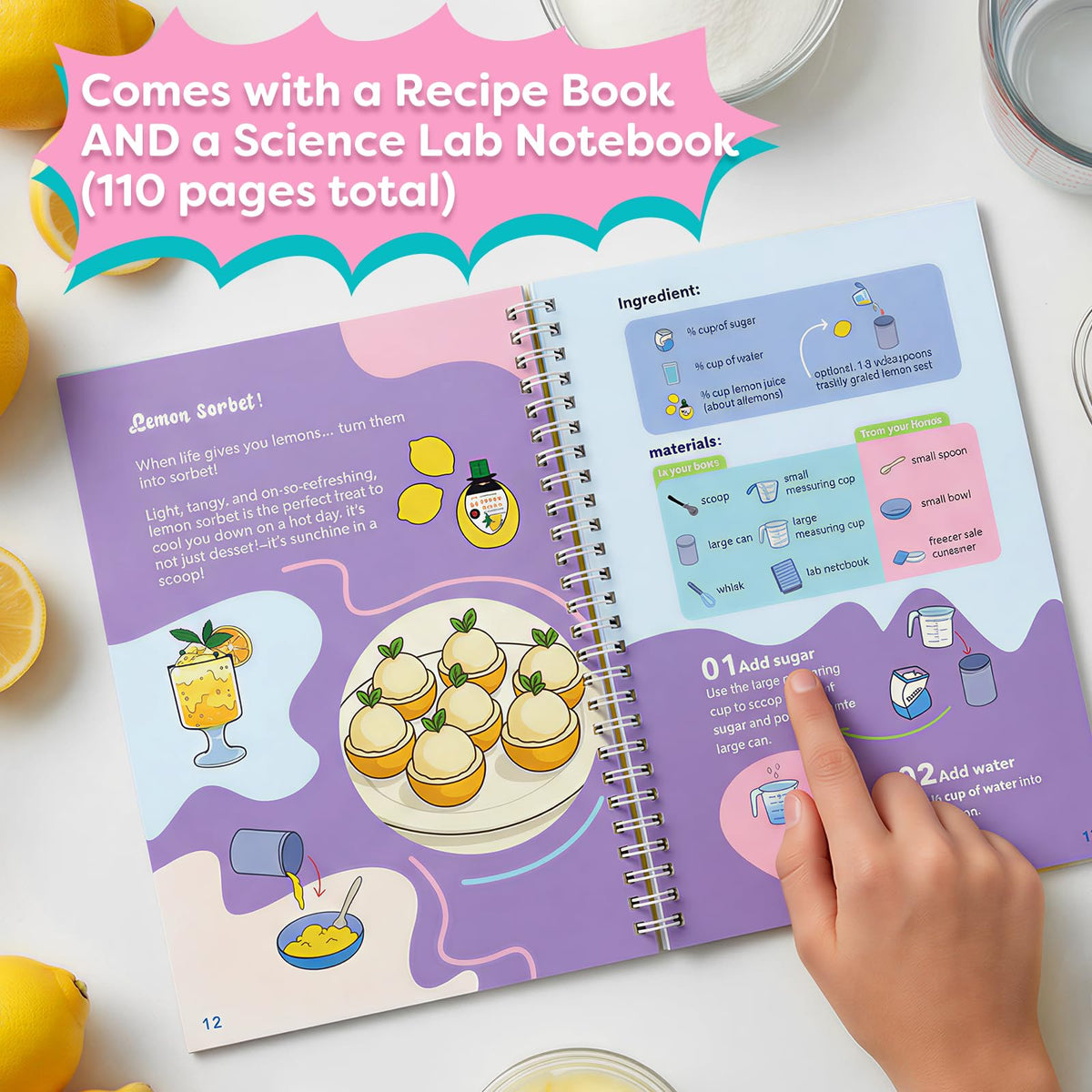 Aizweb chef's hat and apron kit with utensils for a playful lab