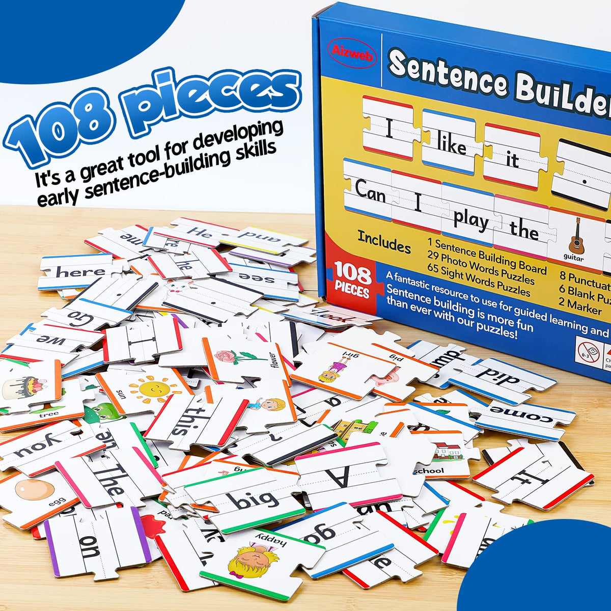 Aizweb color-coded grammar cards help kids identify parts of speech.