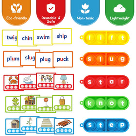 Flip view of the Aizweb Word Game showing matching flash cards.