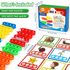 Portable hanging design of the Aizweb Word Game for learning on the go.