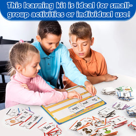 Aizweb double-sided sentence-building board supports writing and revision.