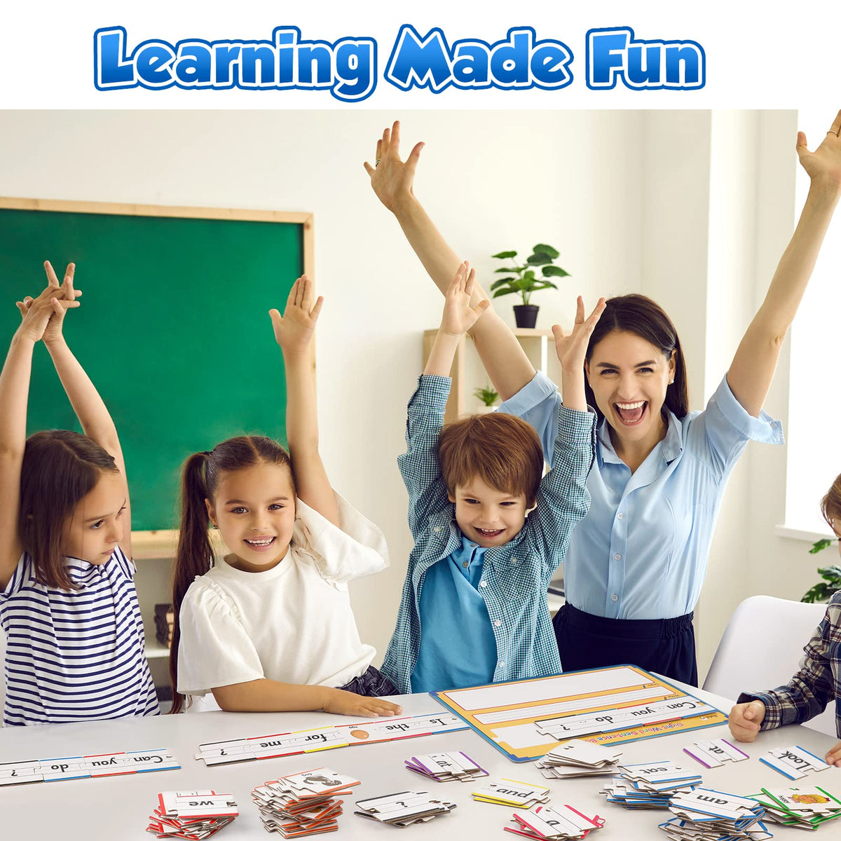 Aizweb dry erase markers and eraser enable quick sentence edits.