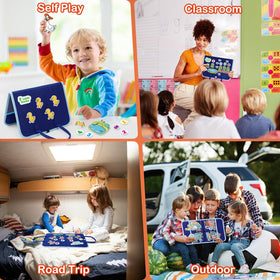 Aizweb felt board set includes four rhyme figures for lively play.