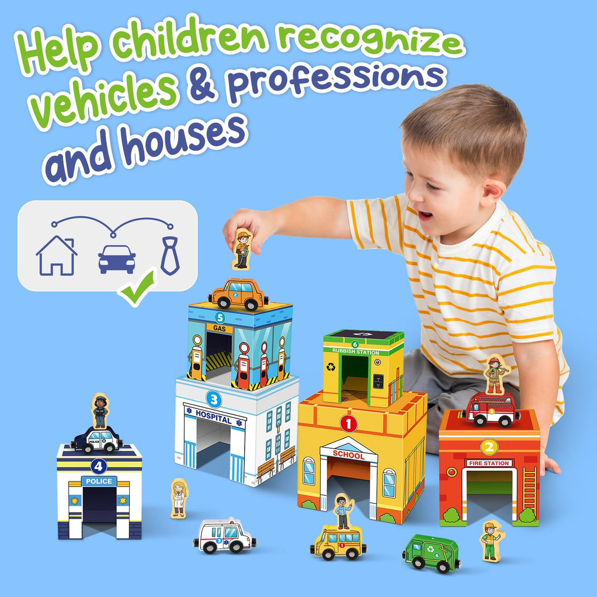 Aizweb hospital, school, and police figures for role-play learning