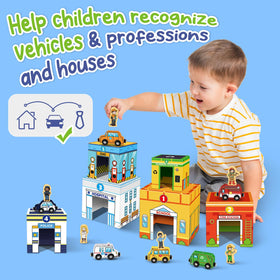Aizweb hospital, school, and police figures for role-play learning