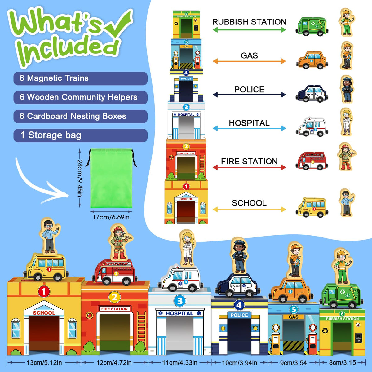 Aizweb interactive city vehicles set encourages hands-on STEM exploration