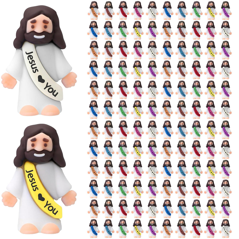 ajabavbd Little Jesus figures 120pcs for play and decorative displays.