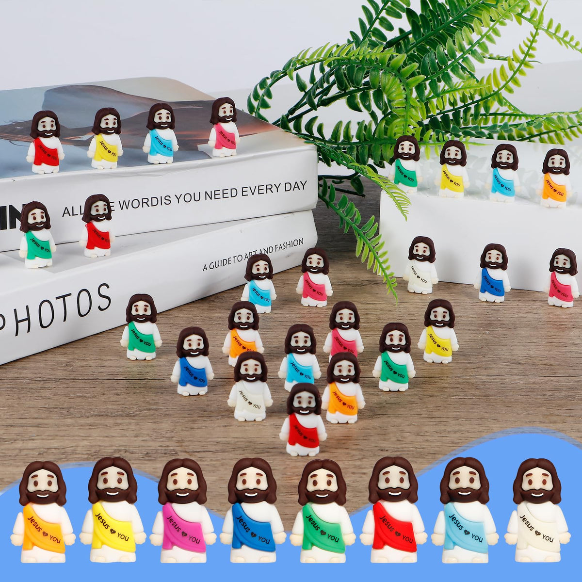 ajabavbd eco-friendly material jesus figurine safe for kids
