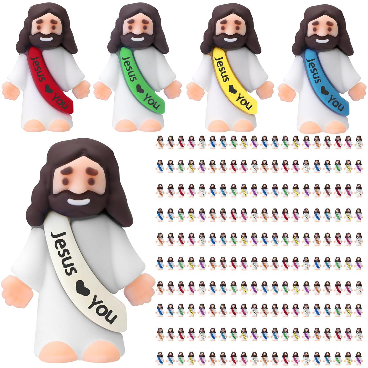 ajabavbd Little Jesus figures for Easter egg hunts and classroom decor