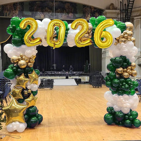 AJOYEGG 2026 foil balloons highlight year-specific milestone