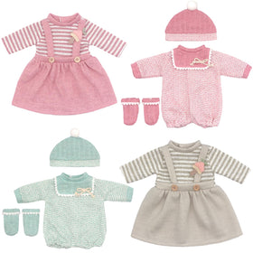 AK KYC jumpsuits for 18-inch dolls, easy dress-up and playtime with two outfits